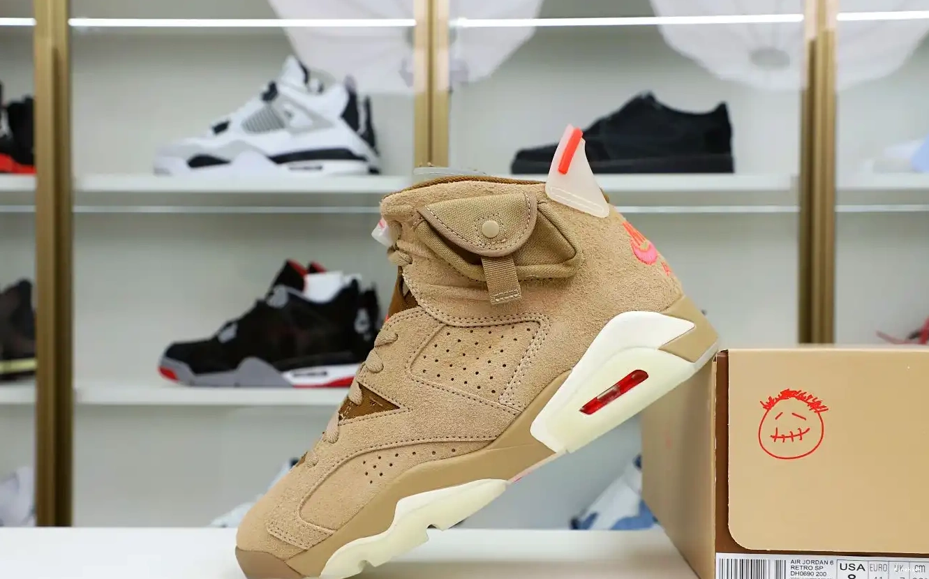 Travis Air Jordan Retro Scott x Khaki